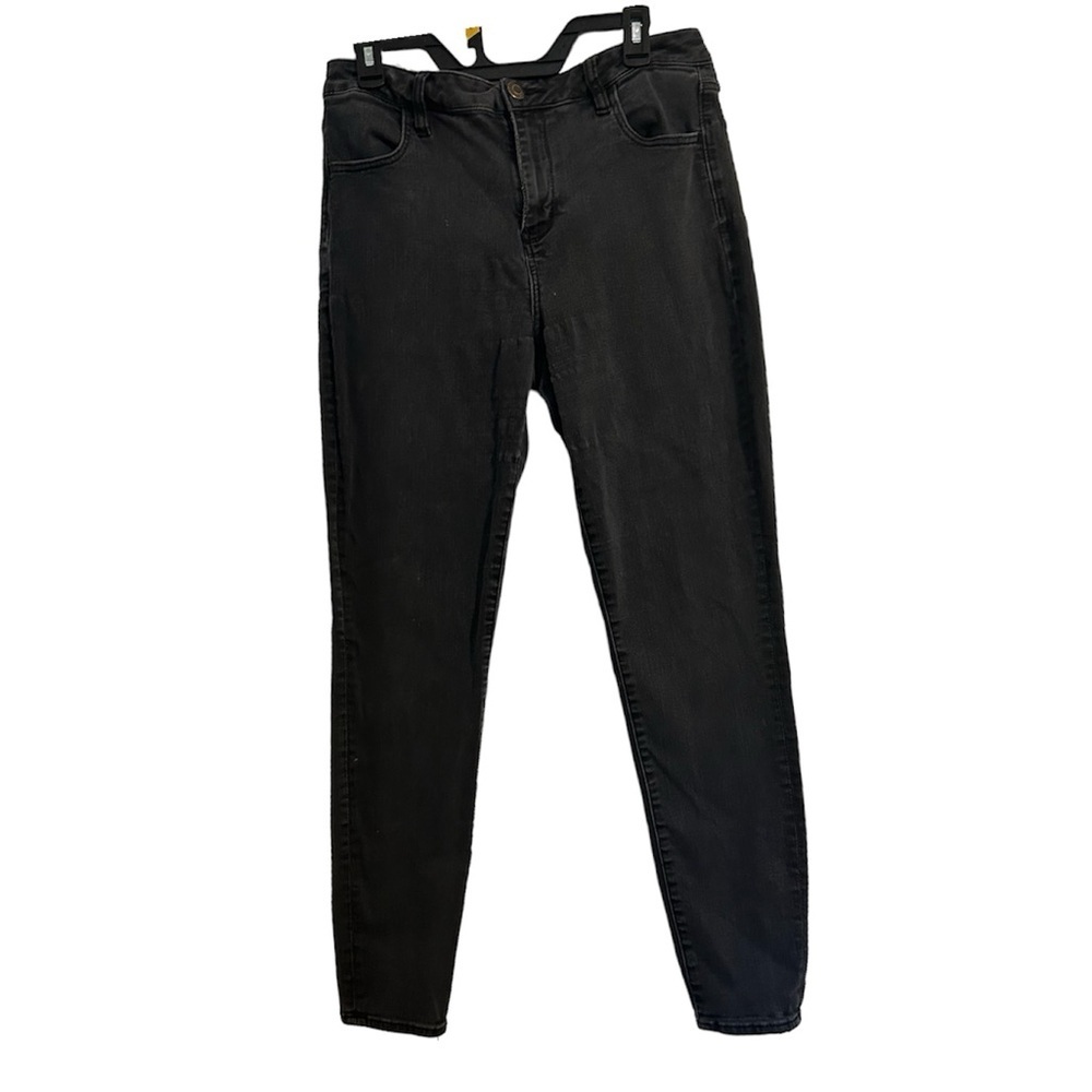 American Eagle Black Next Level Stretch Skinny Jeans